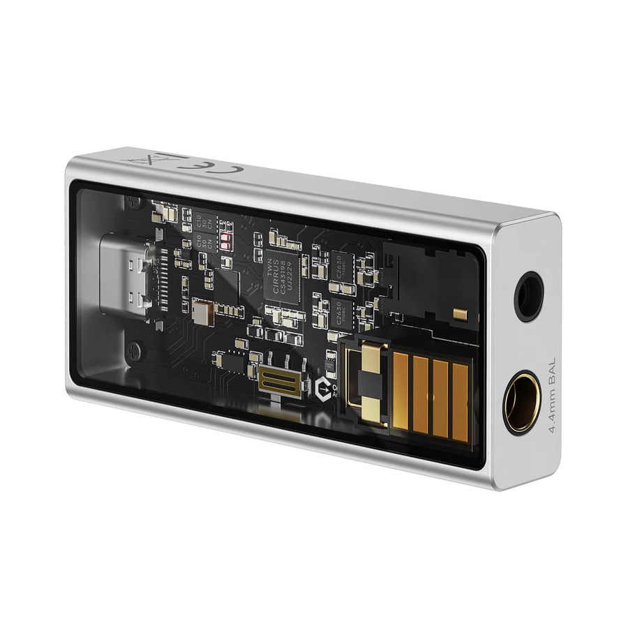 Questyle M15C Tragbarer USB DAC und Kopfhörerverstärker mit CS43198 Decoder in Silber mit USB-C Anschluss - Bild 6