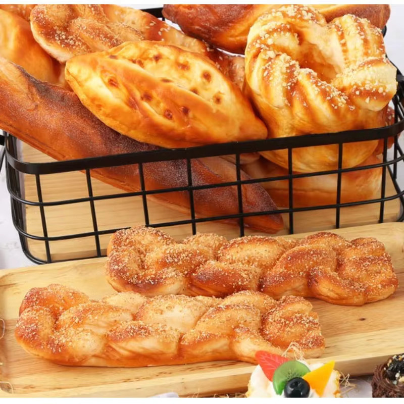 Wusmart Simulationsmodell Donut aus PU für Schaufensterdekoration und Fotografie, Mehrfarbig - Bild 4