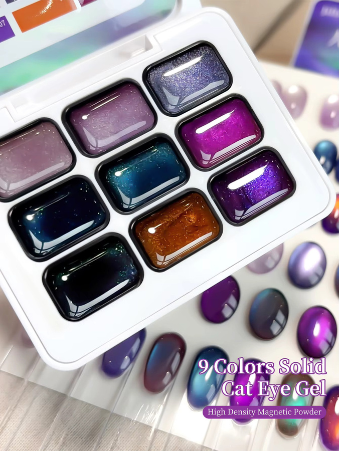 Jillradia Nagellack Gel, 9 Farben, schimmernd - Bild 5