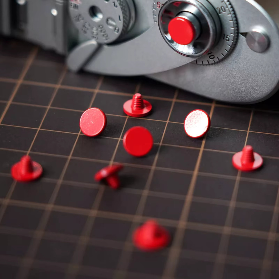 Kamera-Auslöseknopf aus Messing und Weißkupfer für Fujifilm und Leica, 7mm - Bild 1