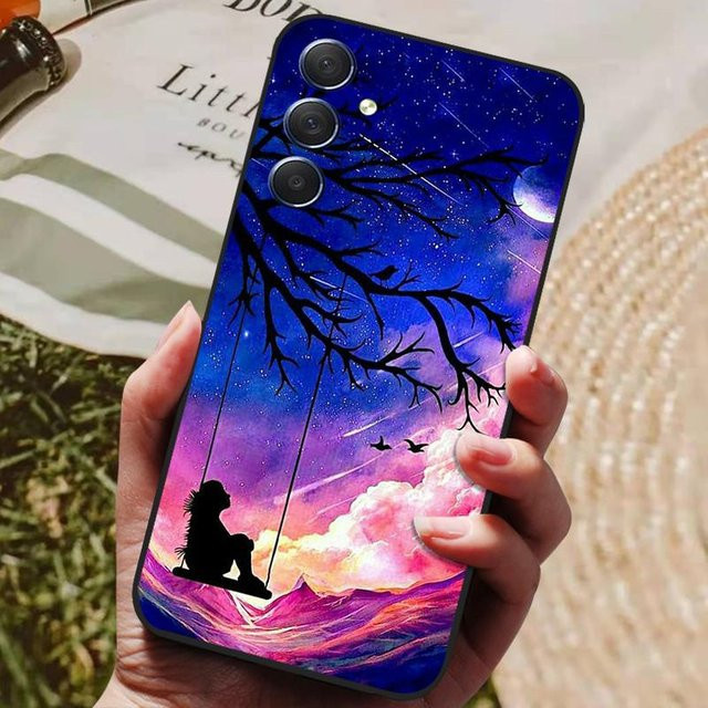 Weiche Silikonhülle für Samsung Galaxy A16 4G in Schwarz mit TPU Bumper - Bild 1