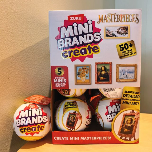 Zuru Mini Brands Create Blind Ball Masterpiece Paintings, Mini-Sammelfigur, ab 8 Jahren - Bild 1