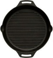 Petromax Grill-Feuerpfanne gp35h aus Gusseisen in Schwarz mit 2 Henkeln - Bild 1
