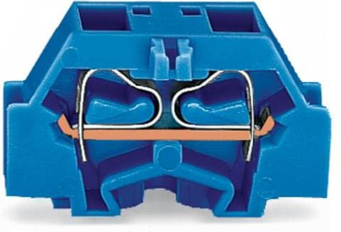 WAGO 261-334 Einzelklemme mit Zugfeder, Blau, 200 Stück - Bild 1
