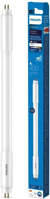 Philips LED-Röhre T5 G5 Weiß 8 W Länge: 30,2 cm, Durchmesser: 1,9 cm - Bild 1