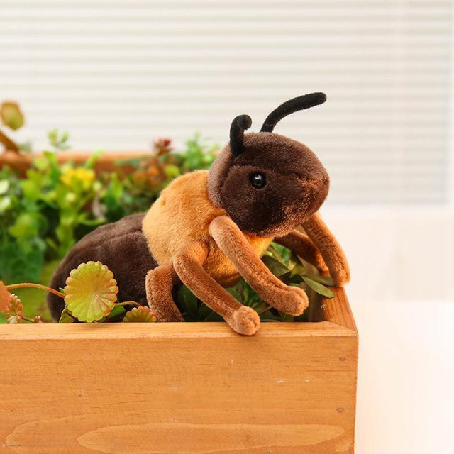 Realistische Insekten Plüschtiere, Marienkäfer, Schmetterling, Ameise, Biene, ab 14 Jahren - Bild 1