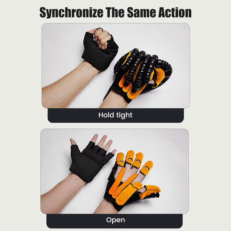 SUOLAER Roboter-Handschuh zur Handrehabilitation bei Schlaganfall und Gehirnblutung zur Förderung der Fingerfunktion und Erholung bei Hemiplegie - Bild 4