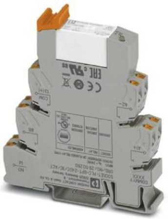 Phoenix Contact PLC-RPT- 24DC/ 1ICT/ACT Relaisbaustein, 24 V/DC, 6A, 1 Schließer, grau - Bild 1