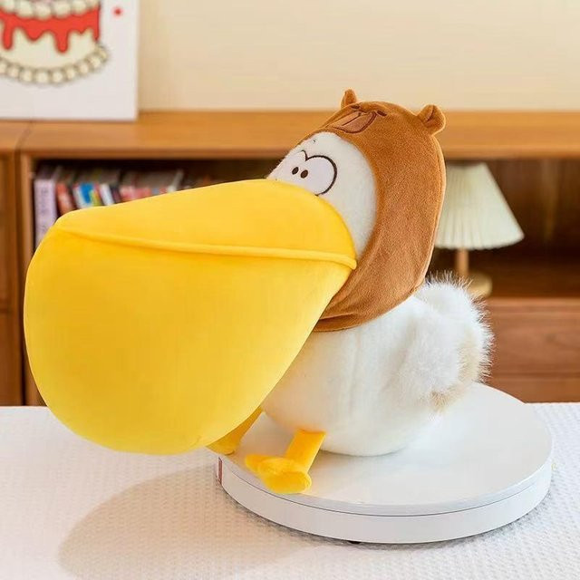 Yiran toy Pelikan Vogelpuppe, Plüschtier, 30cm, ab 3 Jahren - Bild 1
