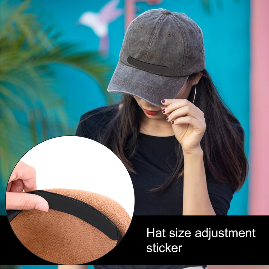 10 Stück selbstklebende Hutgrößenreduzierer in Weiß zur Anpassung der Hutpassform - Bild 3