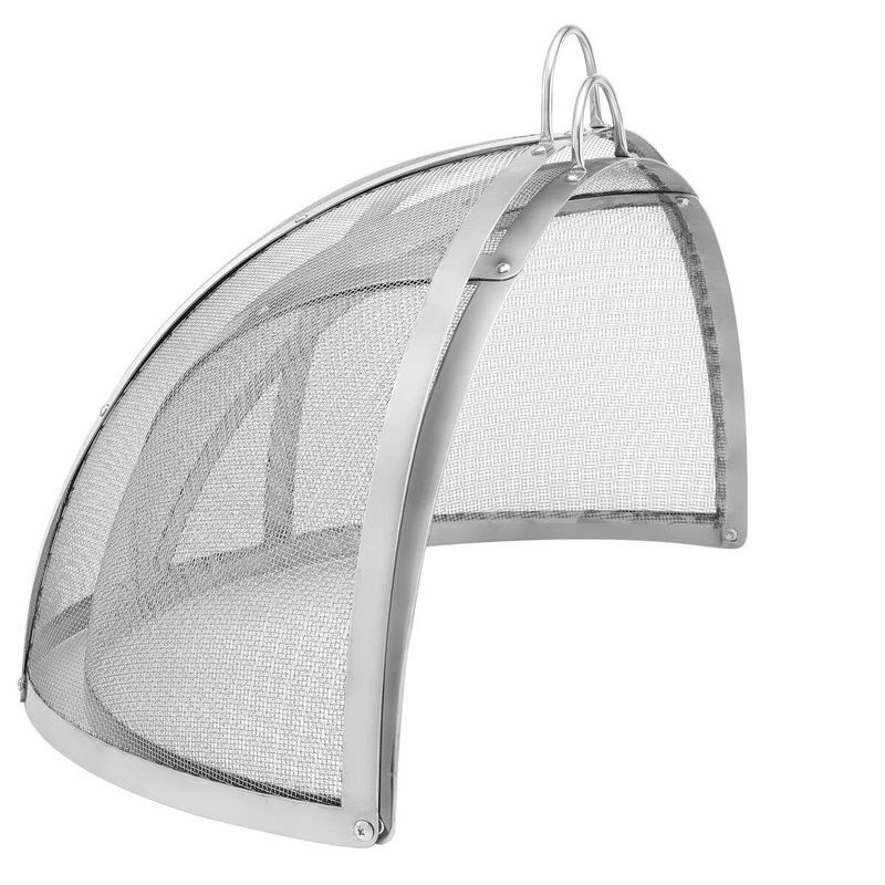 Buying Solutions, MB Feuerschale Funkenfang Deckel aus Edelstahl in Silber, Durchmesser: 101,6 cm - Bild 4