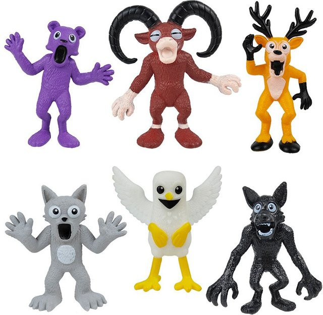 Bandai Überlebensspiel 99 Nächte im Wald, Actionfiguren, 6-teiliges Set - Bild 1