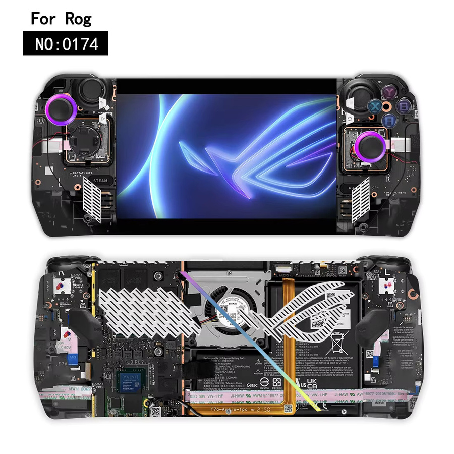 Schützendes Skin-Set für deine Asus Rog Ally Handheld Konsole in Multicolor - Bild 1