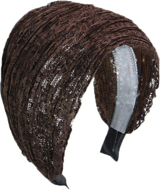Haarband Spitze, Blume, braun, Damen - Bild 1