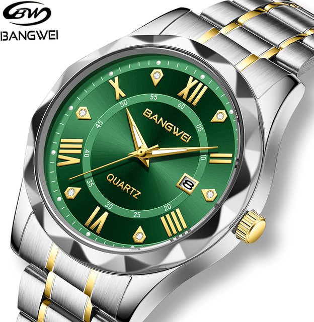 LIGE Armbanduhr, Quarz, Edelstahl, Schwarz, Herren - Bild 1