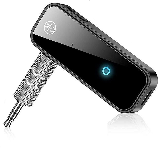 Korseed Bluetooth 5.0 Audio-Empfänger und -Sender in Schwarz mit 3,5 mm Klinkenanschluss für TV, PC und Auto - Bild 1