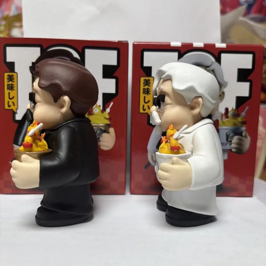 Bandai Anime Figur Fried Chicken Godfather's Colonel's Opa als PVC Statue in Multicolor für deine Schreibtisch Dekoration - Bild 2