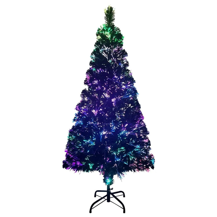 vidaXL Künstlicher Weihnachtsbaum aus Glasfasern und PVC in Grün mit Ständer, Höhe: 120 cm - Bild 2