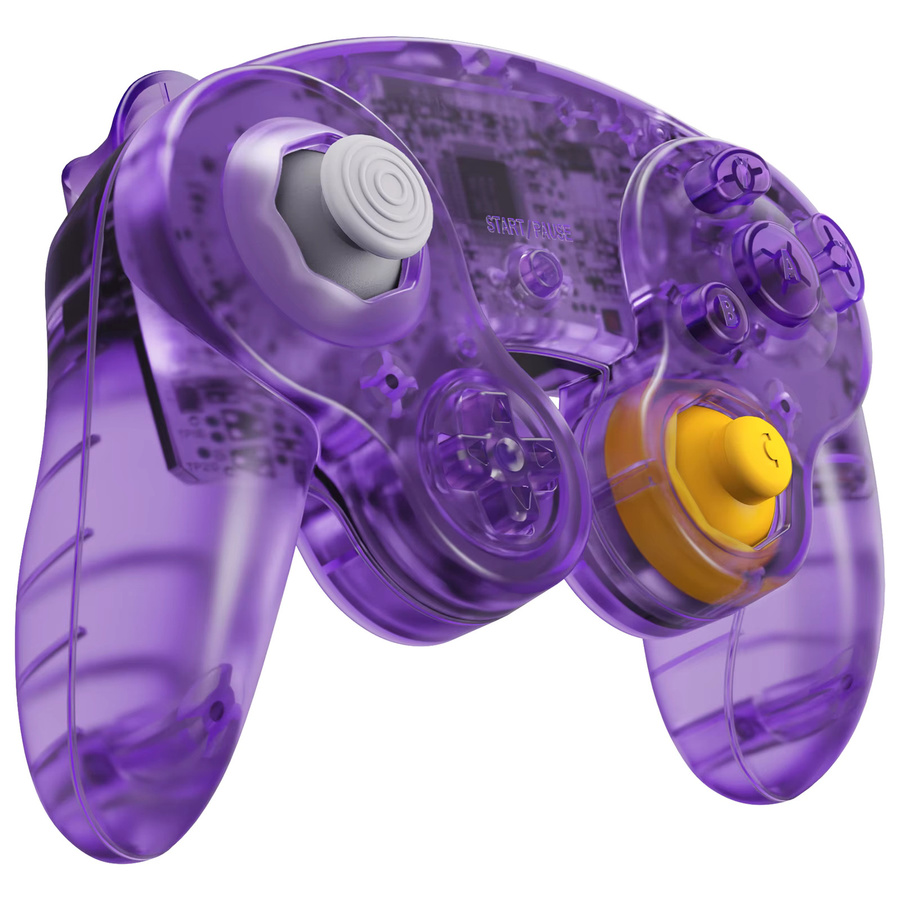 eXtremeRate Frontplatten-Rückplatte für Nintendo GameCube Controller mit Tasten in Transparent Green Clear Series - Bild 2