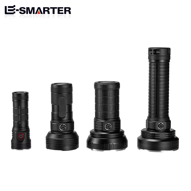 ESMARTER Taktische LED-Taschenlampe mit 7500lm, wiederaufladbar, Schwarz - Bild 5