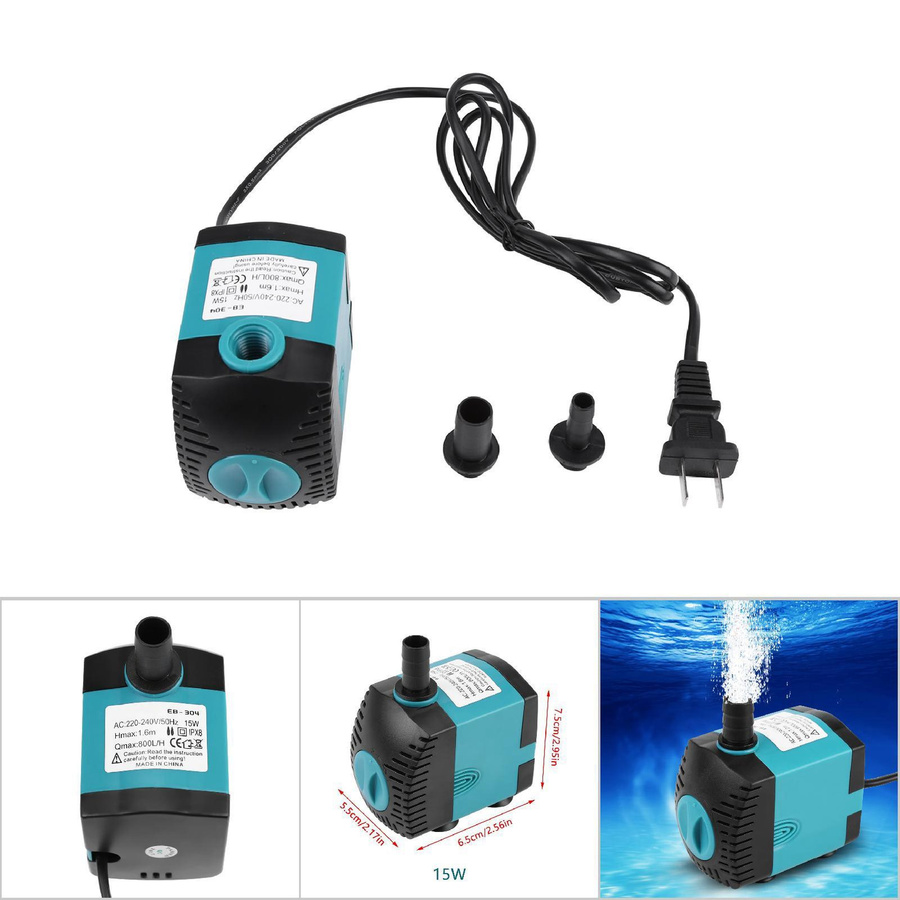 Ultra leise Tauchwasserpumpe von CosyHome mit 15W für Fischteich, Aquarium und Springbrunnen - Bild 5
