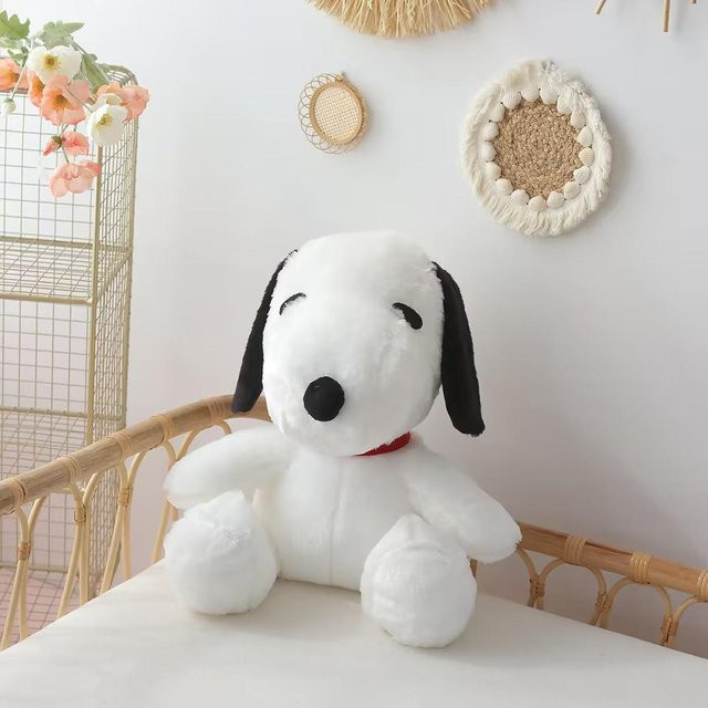 MINISO Snoopy Plüschtier, Weiß, 60cm - Bild 1
