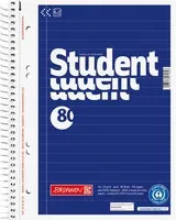 Brunnen Collegeblock Student Recycling DIN A5 liniert blau - Bild 1