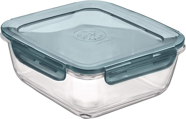 Bormioli Rocco Frischhaltebox Evolution aus Glas, transparent, 1,4 l, auslaufsicher und mikrowellengeeignet - Bild 1