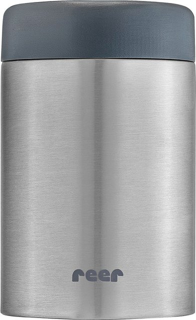 Reer Edelstahl Warmhaltebox aus Edelstahl und Kunststoff, silber, auslaufsicher und BPA-frei - Bild 1
