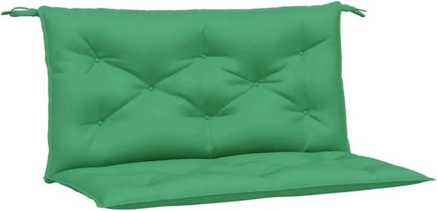 vidaXL Gartenbank-Auflagen 2er-Set Grün aus wasserabweisendem Oxford-Gewebe B/T/H: 100 x 50 x 7 cm - Bild 1