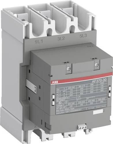 ABB AF370-30-00-33 Schütz mit 3 Schließern in Grau, 200kW - Bild 1