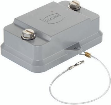 HARTING Abdeckkappe 09390065410 aus Kunststoff in Grau - Bild 1