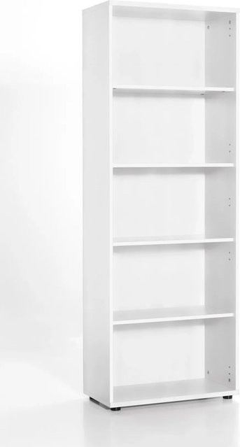 PROREGAL Aktenregal Tiger XL in Weiß mit 5 Fächern, H x B x T: 182 x 65 x 34 cm - Bild 1