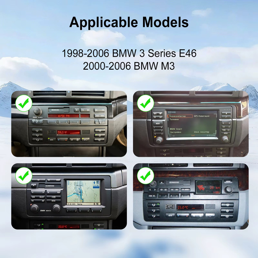 Ezonetronics 7 Zoll Linux IPS Autoradio für BMW E46 1998-2006 und M3 2000-2006 mit kabellosem CarPlay, Android Auto und Bluetooth in Schwarz - Bild 7