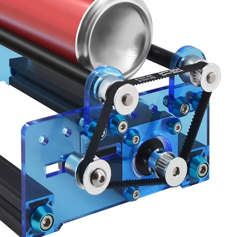 Dobtian Lasergravurwalze für zylindrische Objekte in Blau mit 360 Grad rotierender Gravurachse und 5 Winkeleinstellungen für einen Gravurdurchmesser von 20 bis 80 mm - Bild 5