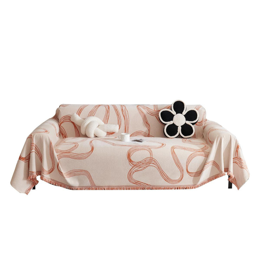 BC-Warm Home Chenille Sofabezug Universal Staubdicht B/H: 180 x 130 cm - Bild 3