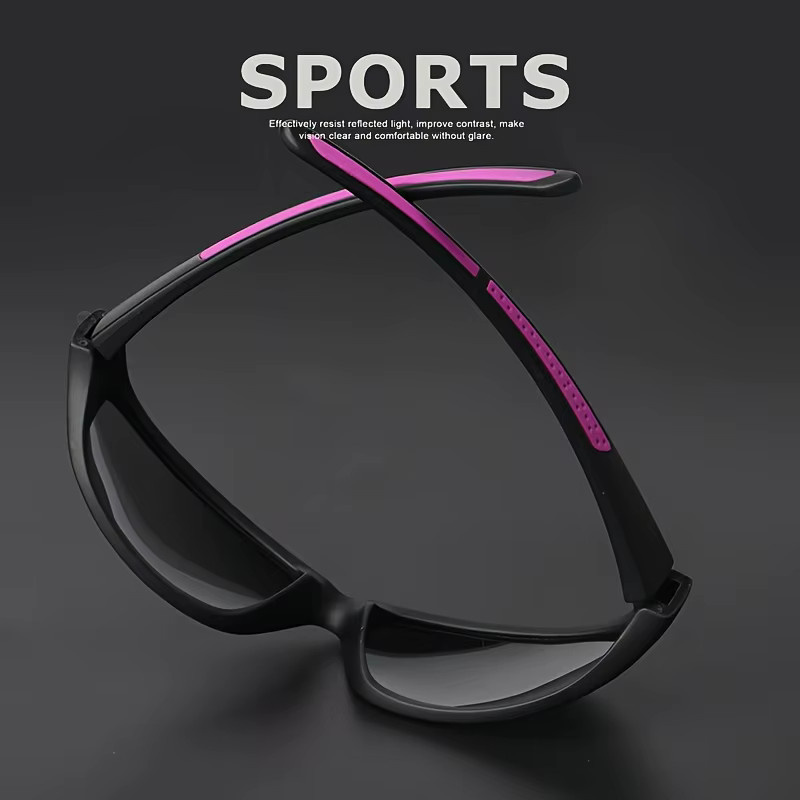 VEGUEROS Sport-Sonnenbrillen-Set, Vollrand, black, polarisiert - Bild 2