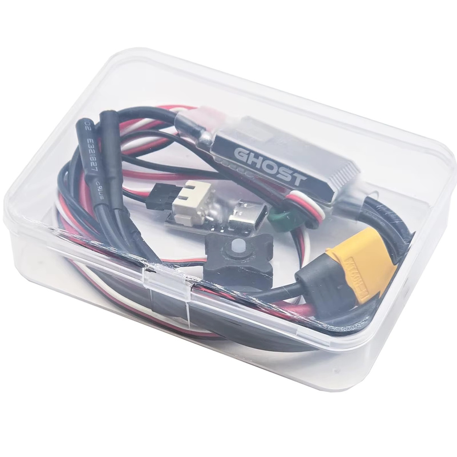 DYSRC Ghost Brushless ESC 60A, mit 12A einstellbarem BEC 8.4V, für 1/10 RC Crawler Axial SCX10 TRX-4 mit ESCape32 WiFi-Link - Bild 3