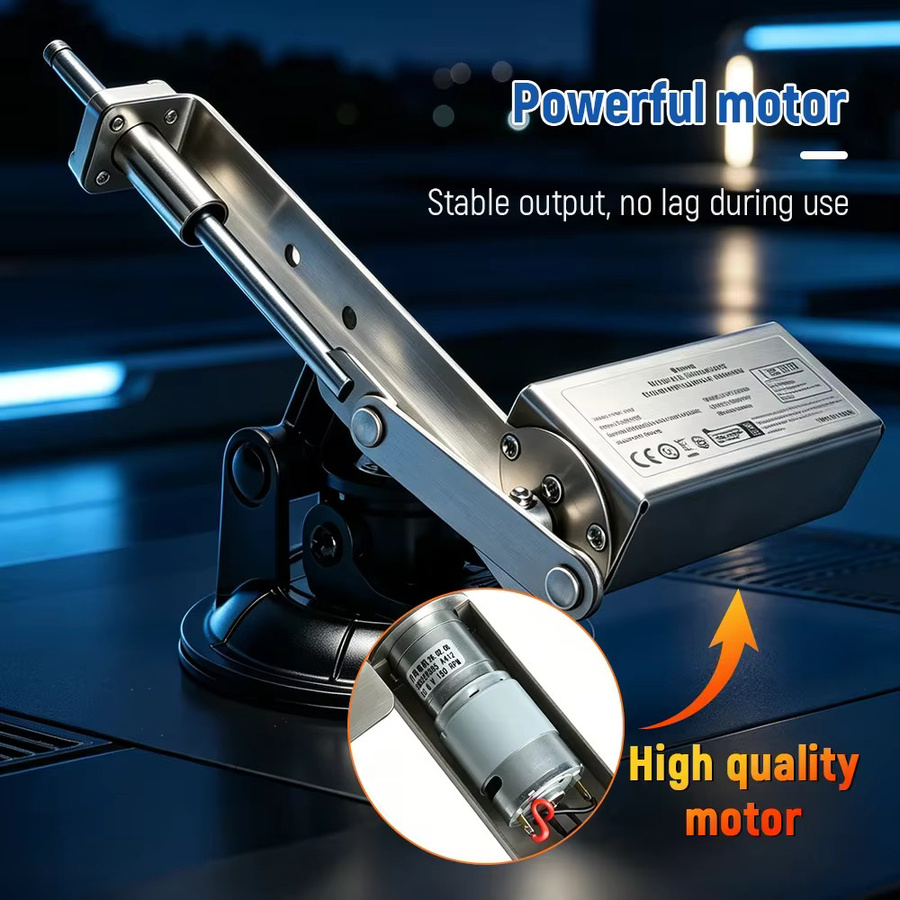 TUNGFULL Kleiner Motoraktuator Schubmaschine 24V mit 45mm Hub, Variable Geschwindigkeit, Linearantrieb in Silber - Bild 4