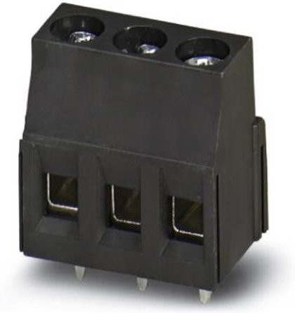 Phoenix Contact 1985933 Schraubklemmblock 2.50mm² Polzahl 3 Schwarz 50 Stück - Bild 1