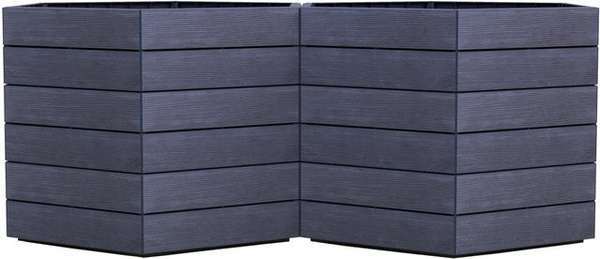 Garantia Hochbeet Ergo Vario 1 Wood in Brown mit 3D-Holzoptik, B/T/H: 110 x 75 x 110 cm