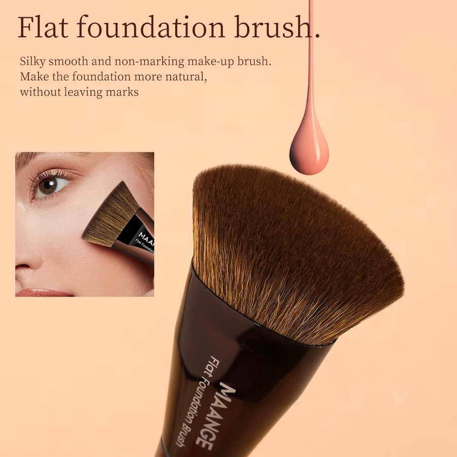 MAANGE Foundation-Make-up-Pinsel, flache Oberseite, Unisex - Bild 4