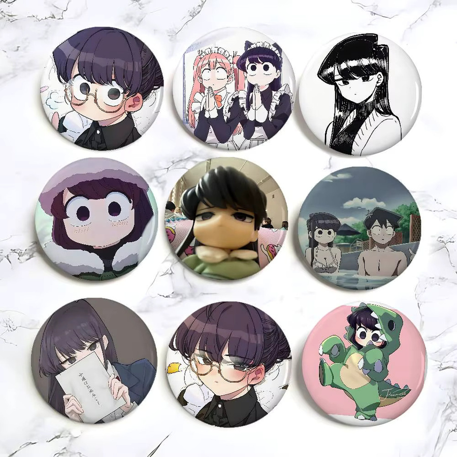 Anstecknadeln K-Komi-san, Metall, Unisex - Bild 3