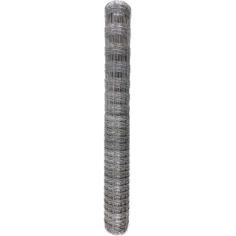 Crapal Knotengeflecht aus verzinktem Draht mit Zink-Aluminium-Beschichtung, Farbe: Silber, Höhe: 161 cm, Länge: 50 m - Bild 2