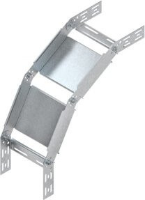 Niedax Verstellbarer Bogen RGS 60.200 aus Stahl in Silber, B/T/H: 20,0 x 6,0 x 7,0 cm - Bild 1