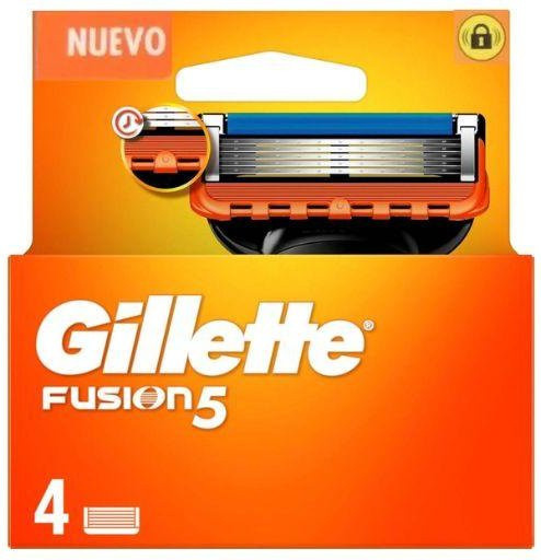 Gillette Fusion 5 Rasiererklingen, 4 Stück, Herren - Bild 1