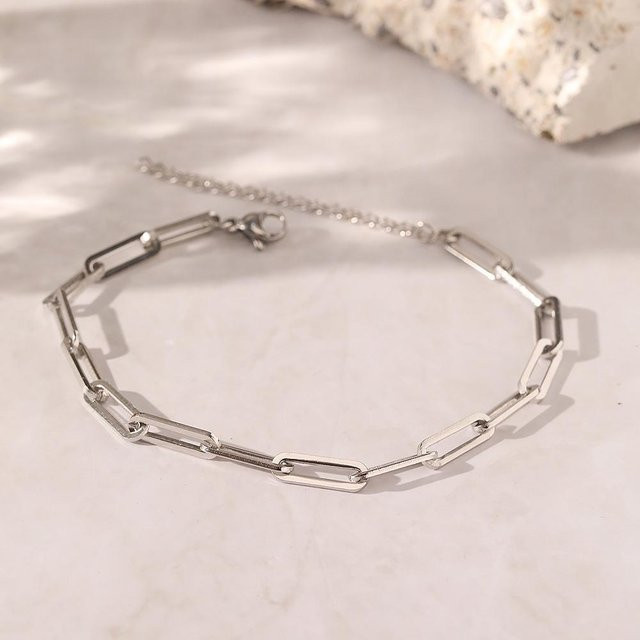 Lucky Star Jewelry Armband Edelstahl, Silber, Zirkonia, Unisex - Bild 1