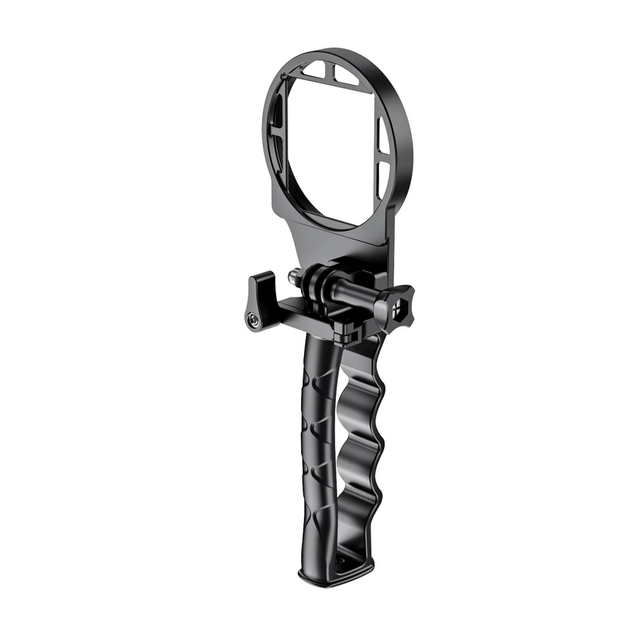 Seafrogs SF15004 Aluminium Wasserdichtes Gehäuse für DJI Osmo Action 3, 4 und 5 in Schwarz mit Filterrahmen und Griff - Bild 1