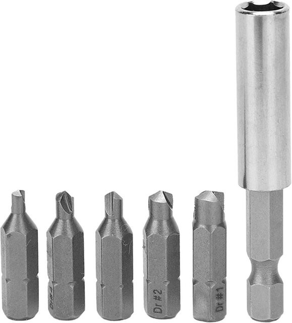 TOMTOP 22-teiliges Schraubenausdreher-Set zur Entfernung beschädigter und abgebrochener Schrauben in Rot und Silber - Bild 1