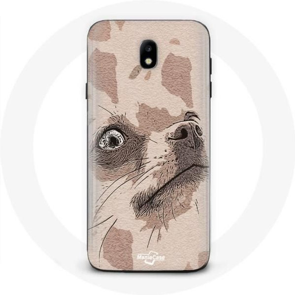 Schutzhülle für Samsung Galaxy S5 mit Chihuahua Motiv in Beige - Bild 1